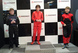 Racing Perfection Kart Academy Brighton Juniors Final Podium - Round 1